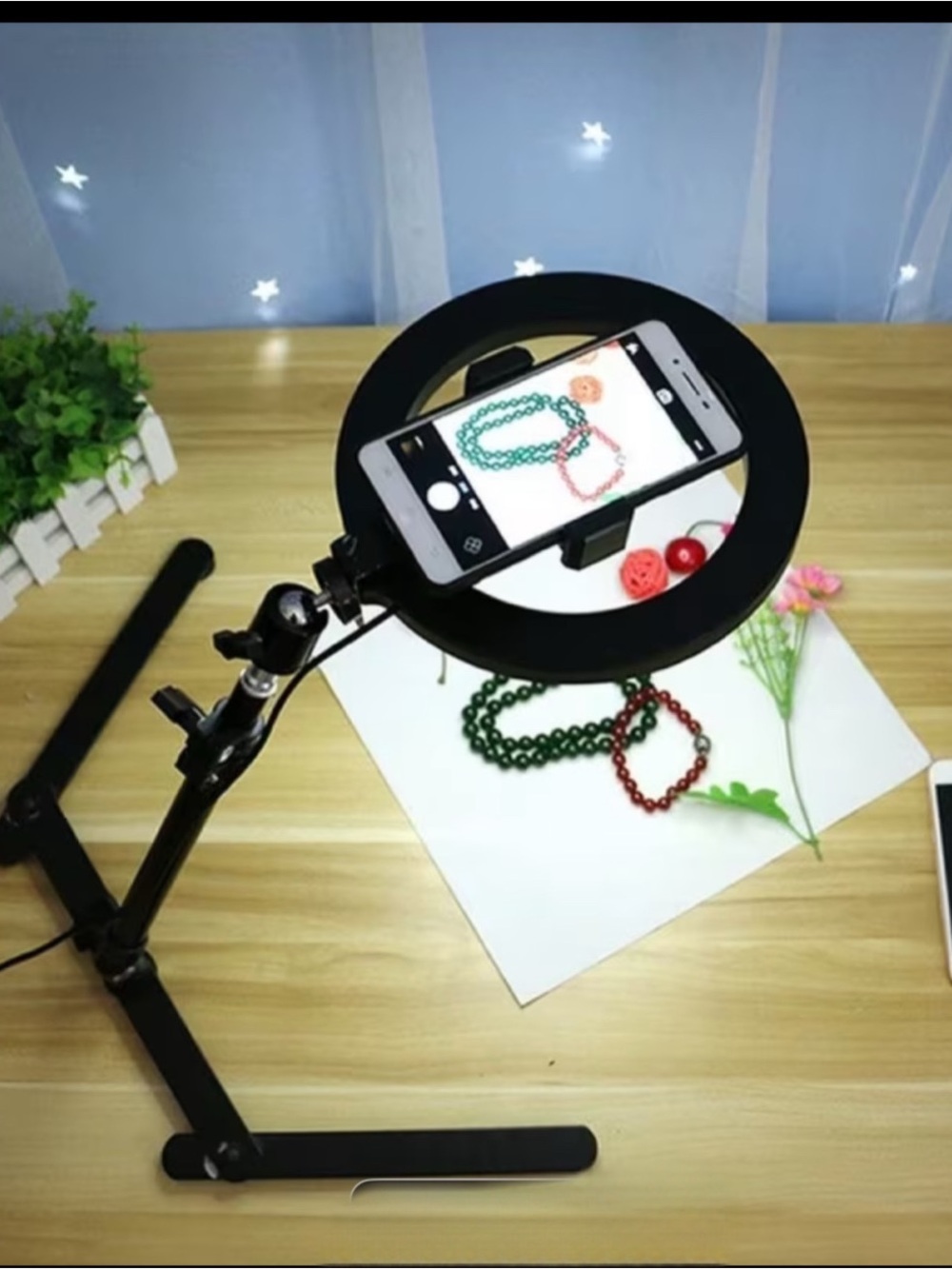 Ring light w/Mobile Phone stand -Great for Lives!!!